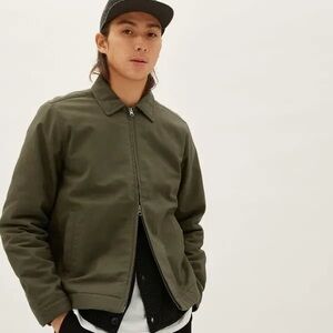 Everlane The Filled Canvas Jacket Double Zipper Men’s Size XS